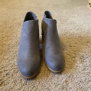 Grey booties